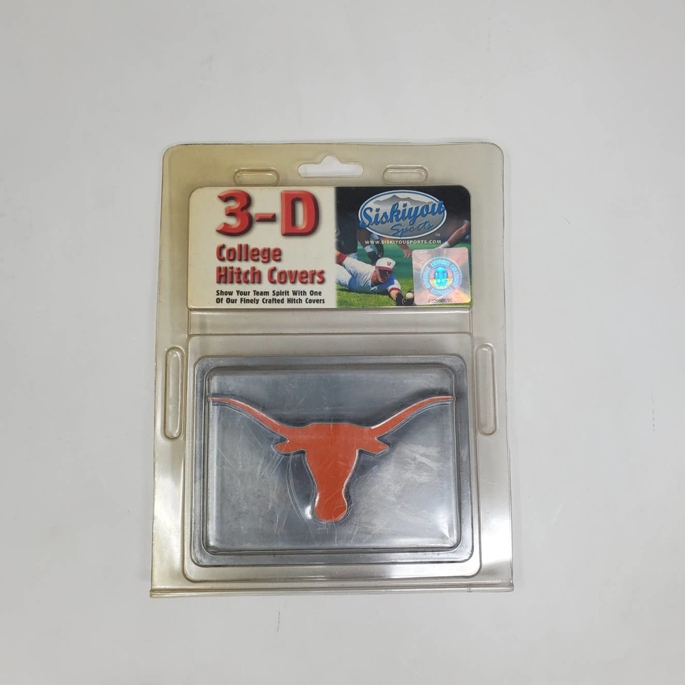 Vintage NCAA University of Texas Team Logo Hitch Cover